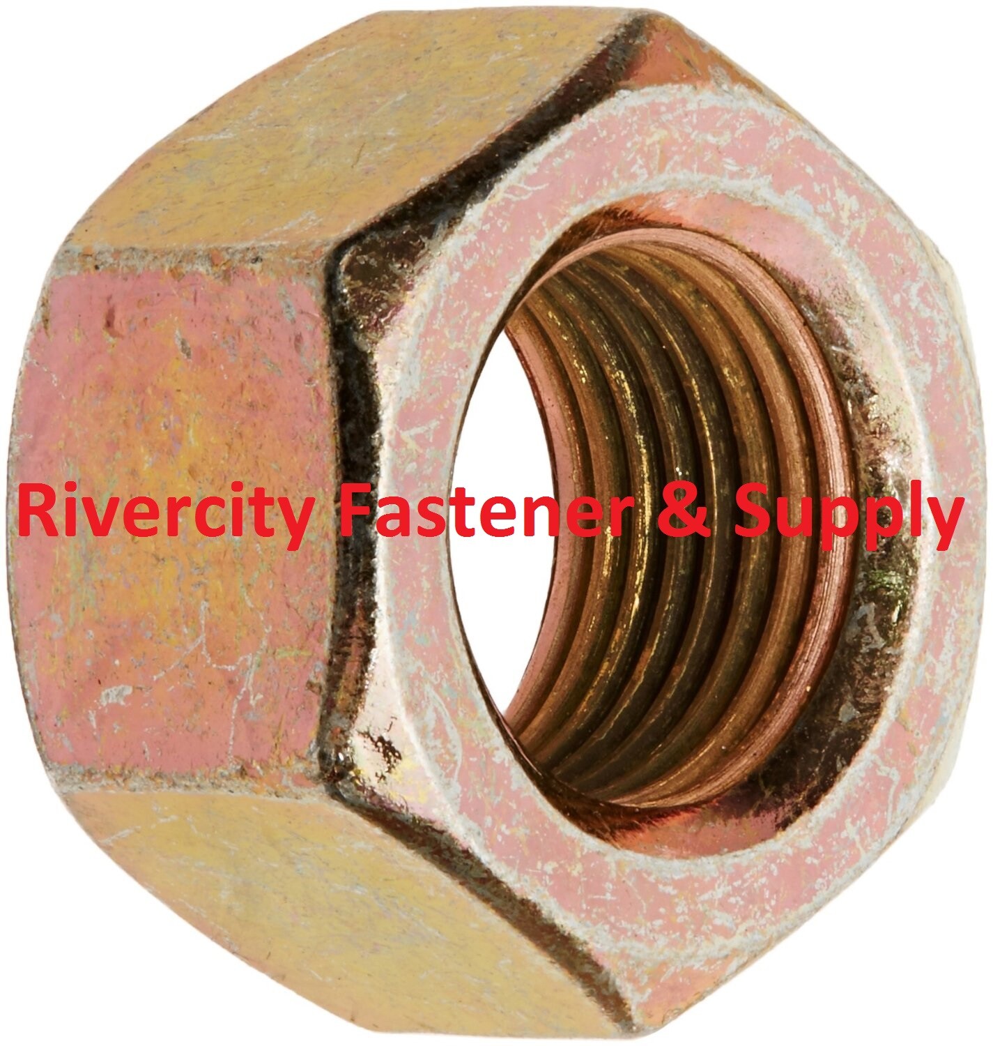 7/8-14 Steel Grade 8 Hardened Hex Nuts 7/8×14 Nut 7/8 x 14 ZY Fine Thread