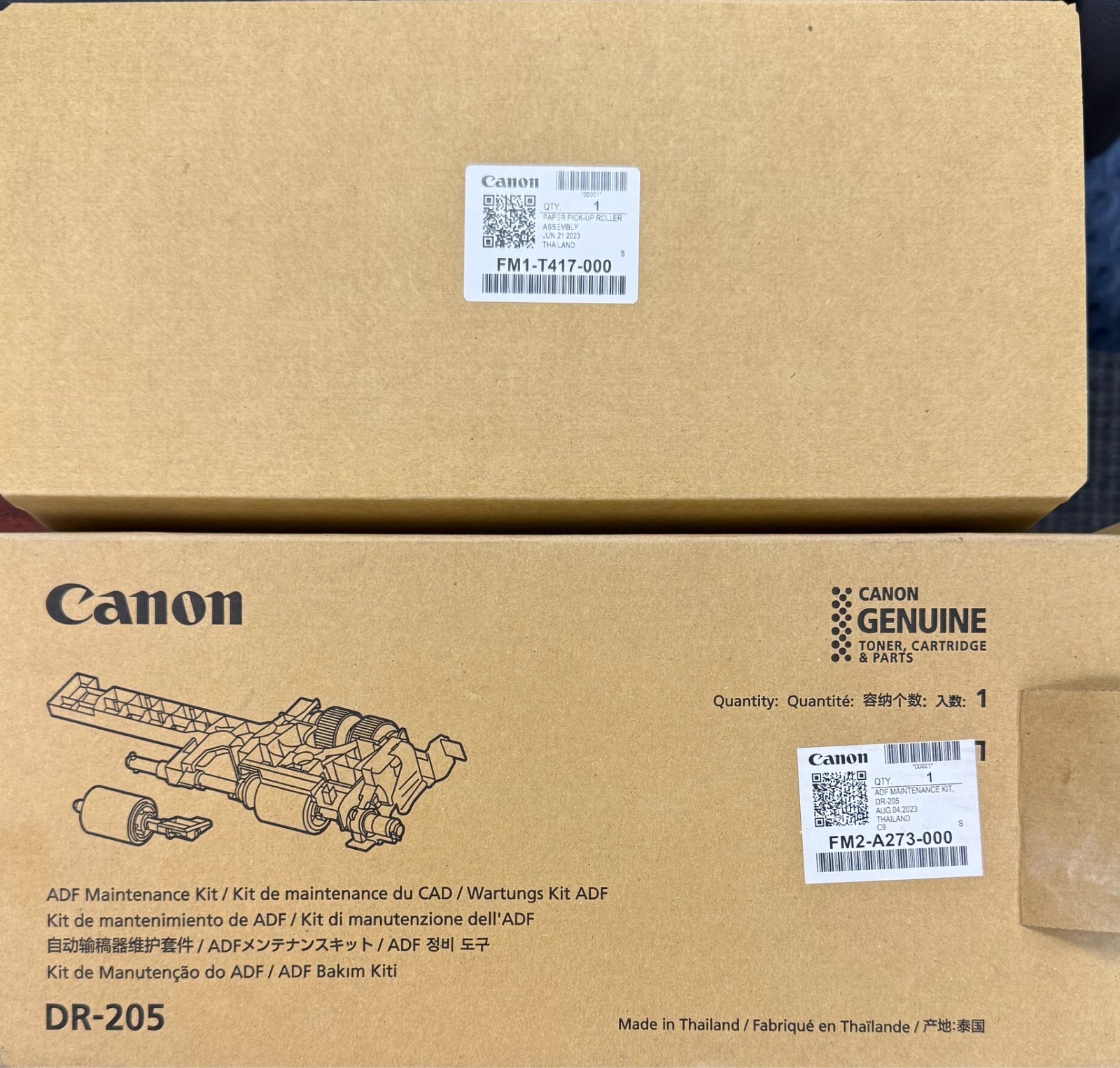 Genuine Canon FM2-A273-000 (FM2A273000) ADF Maintenance Kit Brand New DR-205