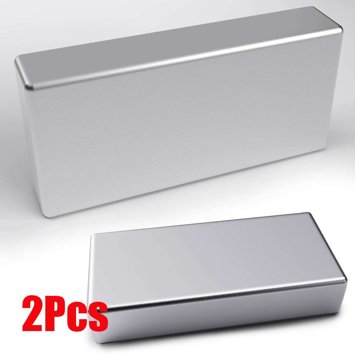 2pcs Block Magnets Super Strong N52 Neodymium Large Magnet Rare Earth 50x25x10mm