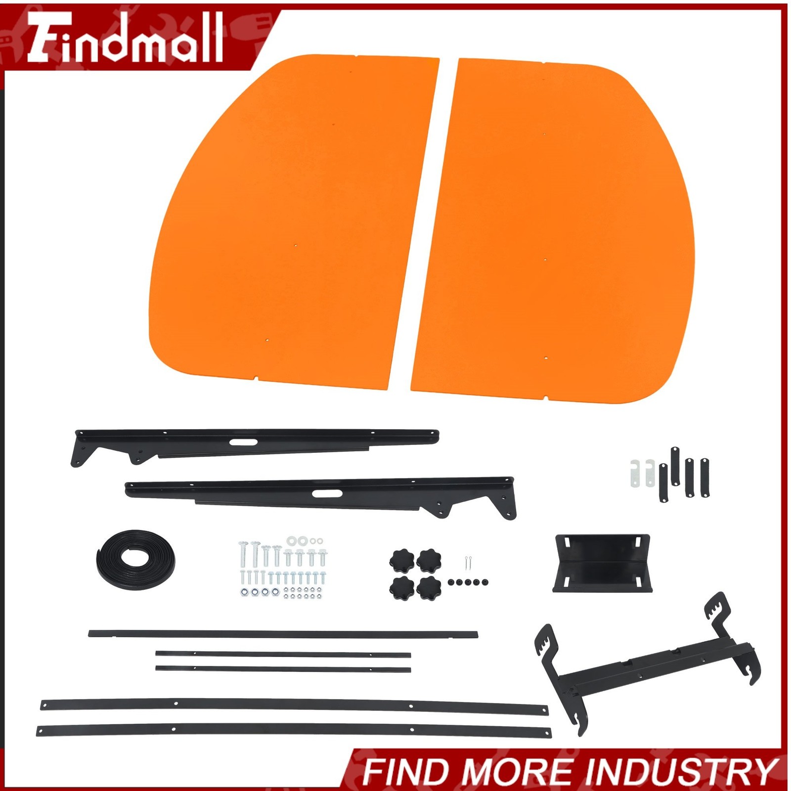 For Rops Canopy Mowers Tractor Umbrella 52″ X 52″ 2″ x 2″ or 2″ x 3″ Orange