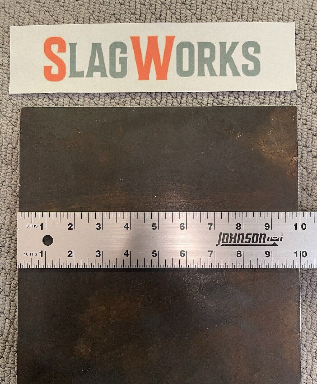 3/8x10x11 inch steel plate 10”x11” A36 Hot Roll Flat .375″ Thick