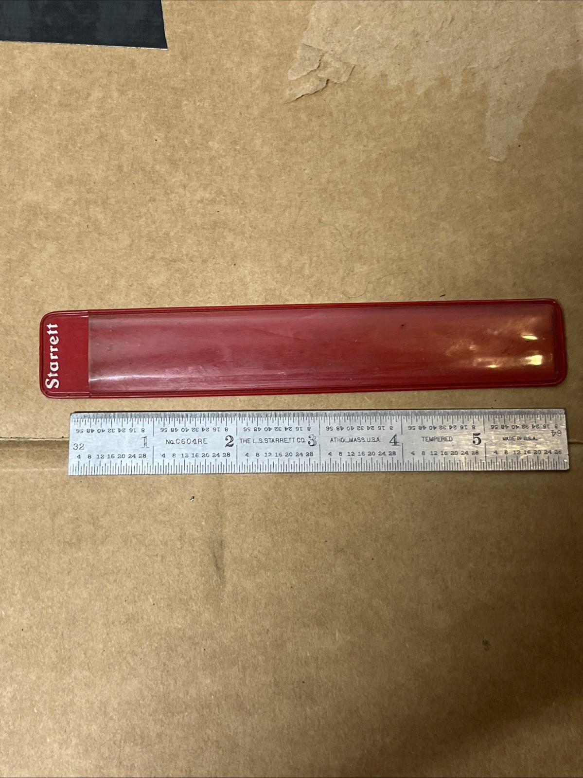 Lot of 4 Starrett 6″ Machinist Rules Steel Rulers Made in USA Precision 4R Grad