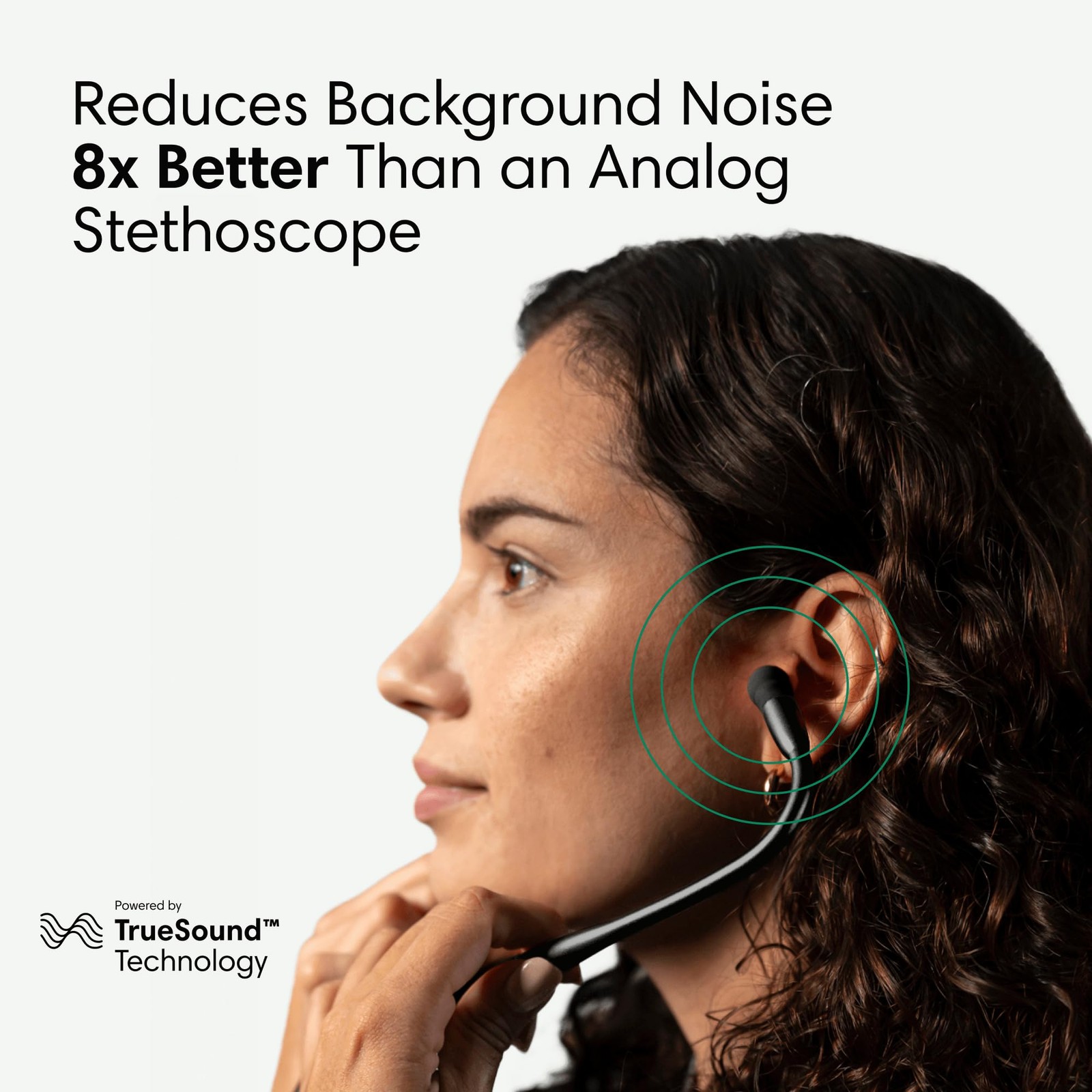 CORE 500™ Digital Stethoscope — 40x Amplification, Active Noise Cancellation,