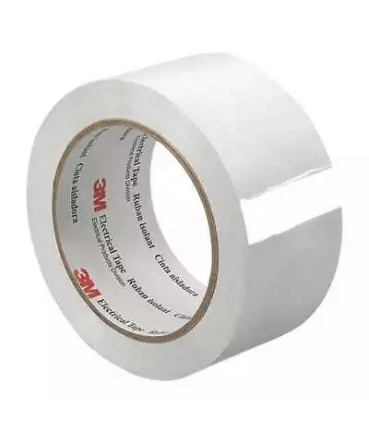 3M 1350F-1, 1″ X 72 Yds, White Electrical Tape, Polyester Film, 1 Mil