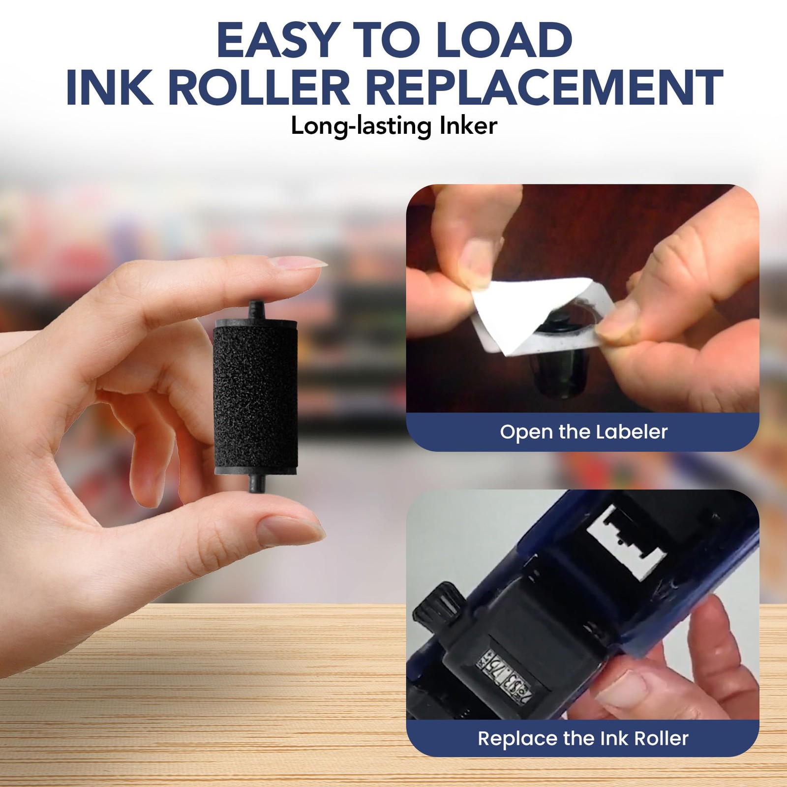Lite Pricing Gun Labeler Ink Rolls Replacement Inkers Pack Of 4 Inkers Set