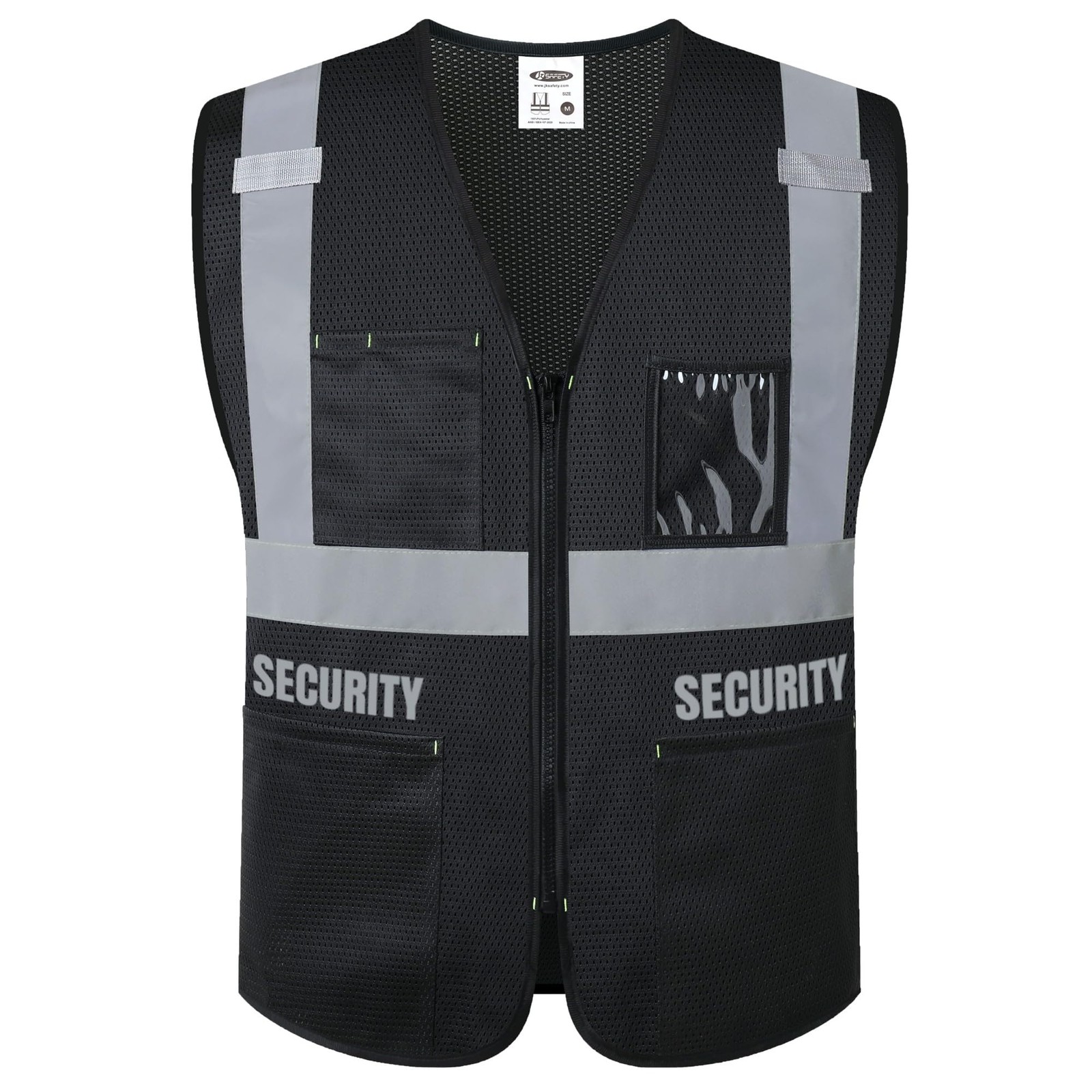 JKSafety Security Vest for Security Guard Hi Vis Safety Vest for Men Women Hi…