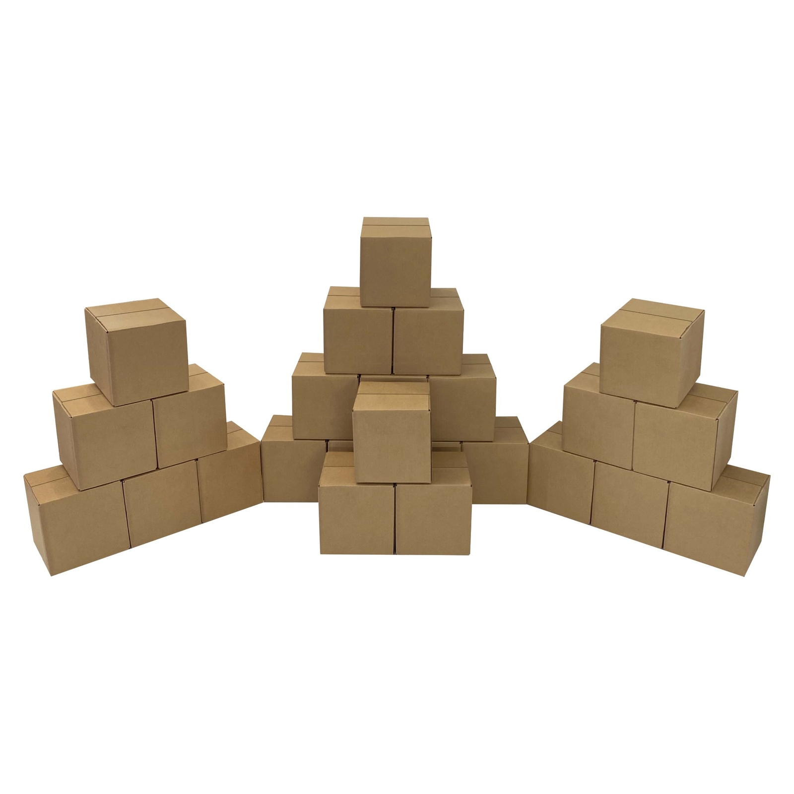 UOFFICE Corrugated Boxes 6″ x 6″ x 6″ Cube Boxes – Bundle of 25