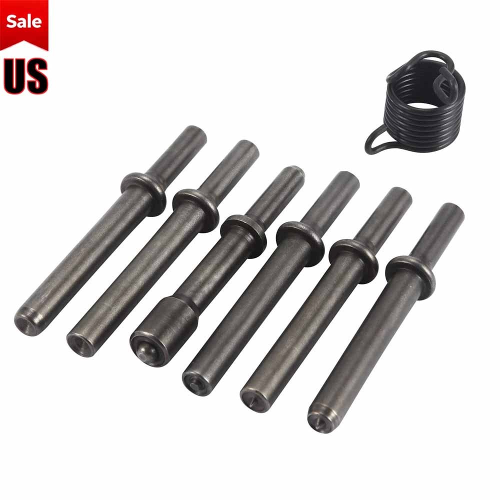 7 Pcs Heavy Duty Smoothing Pneumatic Air Rivet Hammer Tools Steel Air Hammer
