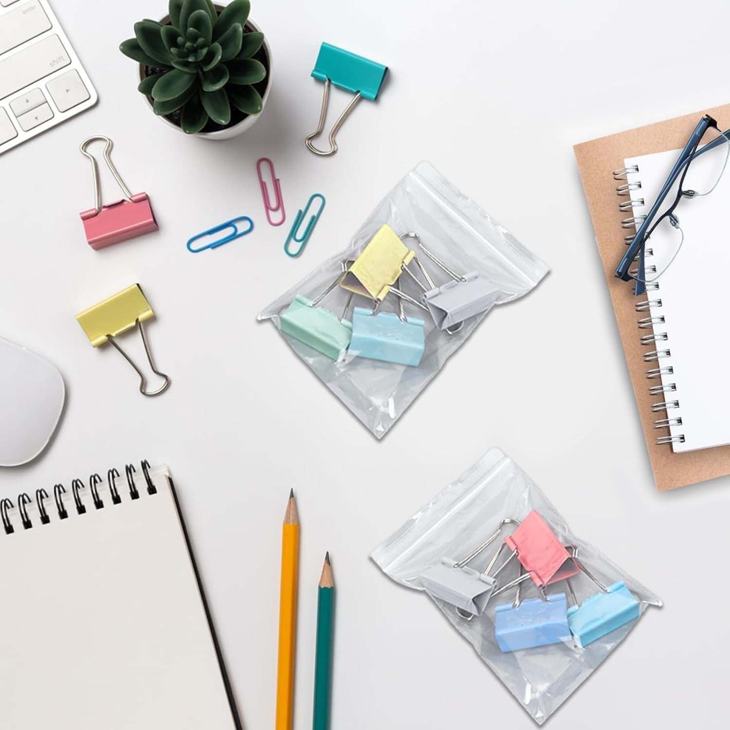 Small Plastic Bags, 300 PCS Mini Baggies 3 Assorted Sizes 2×2 2×3 3×4 Inch