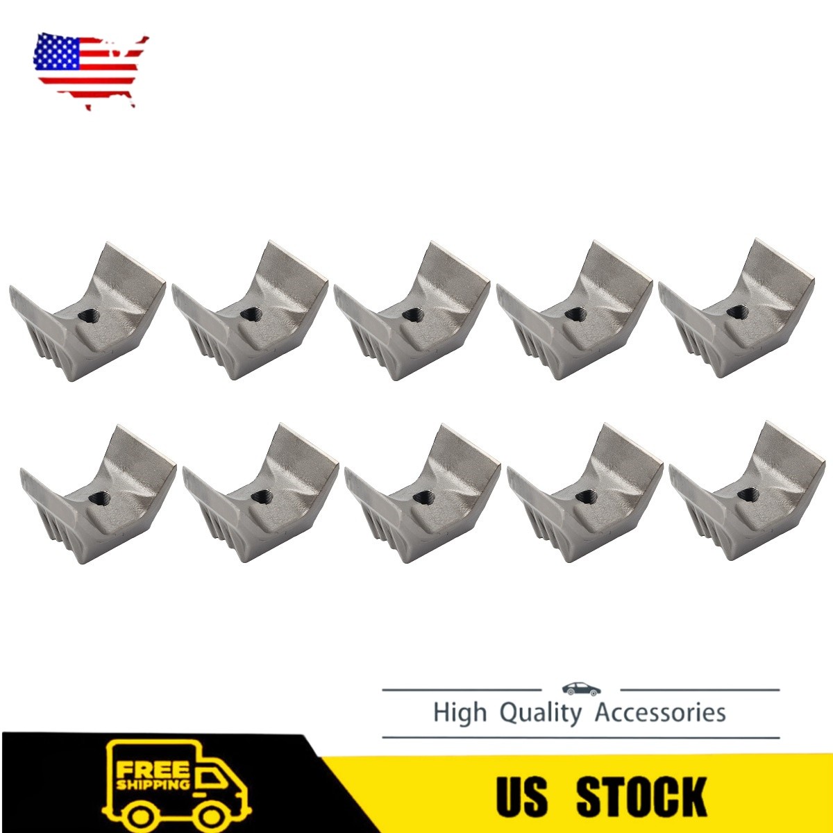 For 10PCS Fecon Forestry Mulcher Viking Axe Knife Teeth NEW