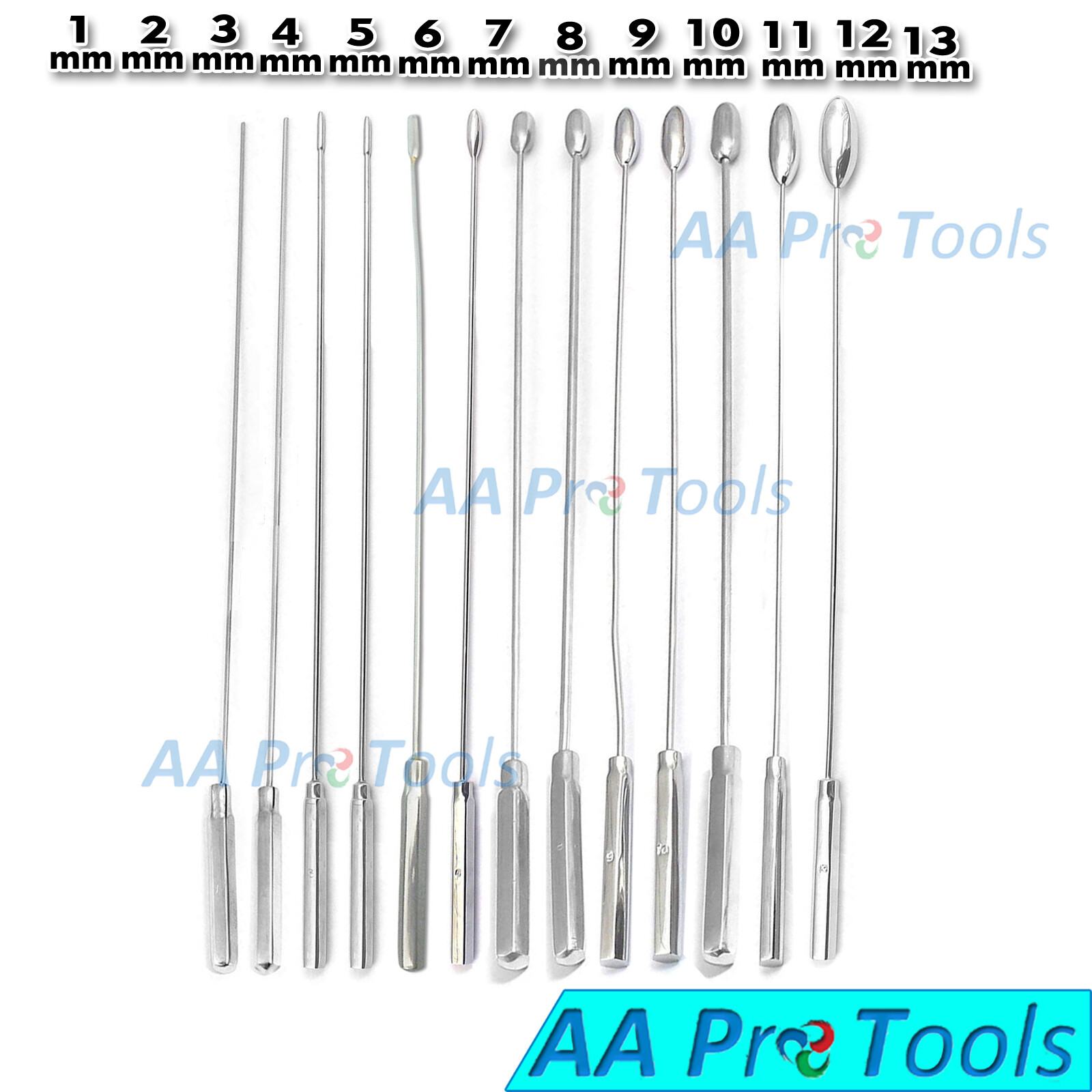 Premium O.R Grade Bakes Rosebud Urethral Sounding Dilator Set Gynaecology Kit