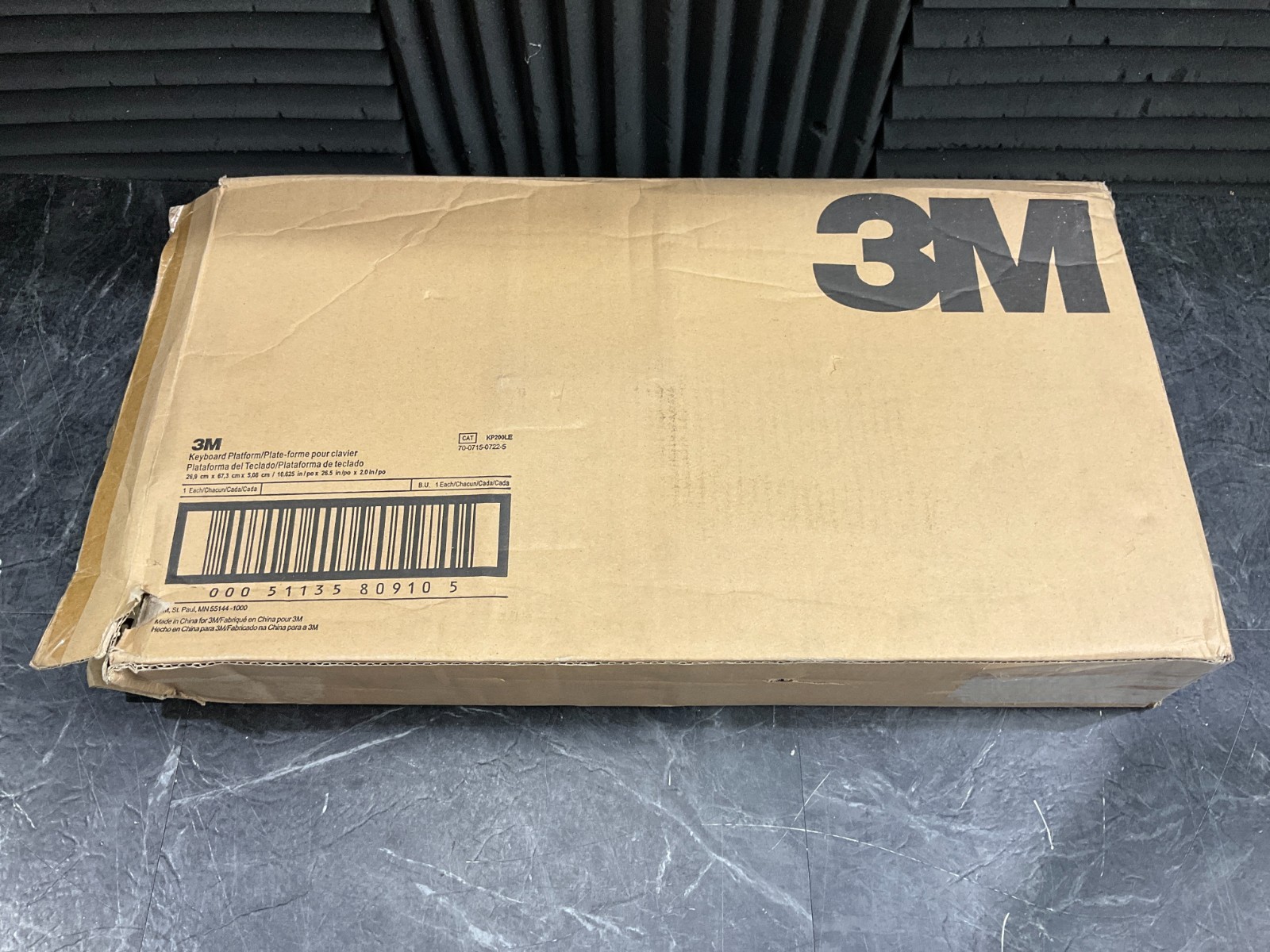 3M Adjustable Keyboard Tray KP200LE ✅ ❤️️ ✅ ❤️ NEW ✅ ❤️️ ✅ ❤️