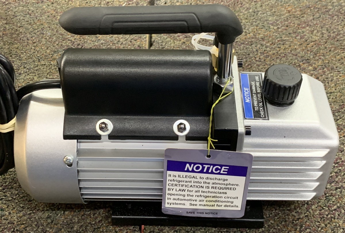 Pittsburgh 61245 Corded Electric 2.5 CFM Vacuum Pump HVAC (GAL141613)