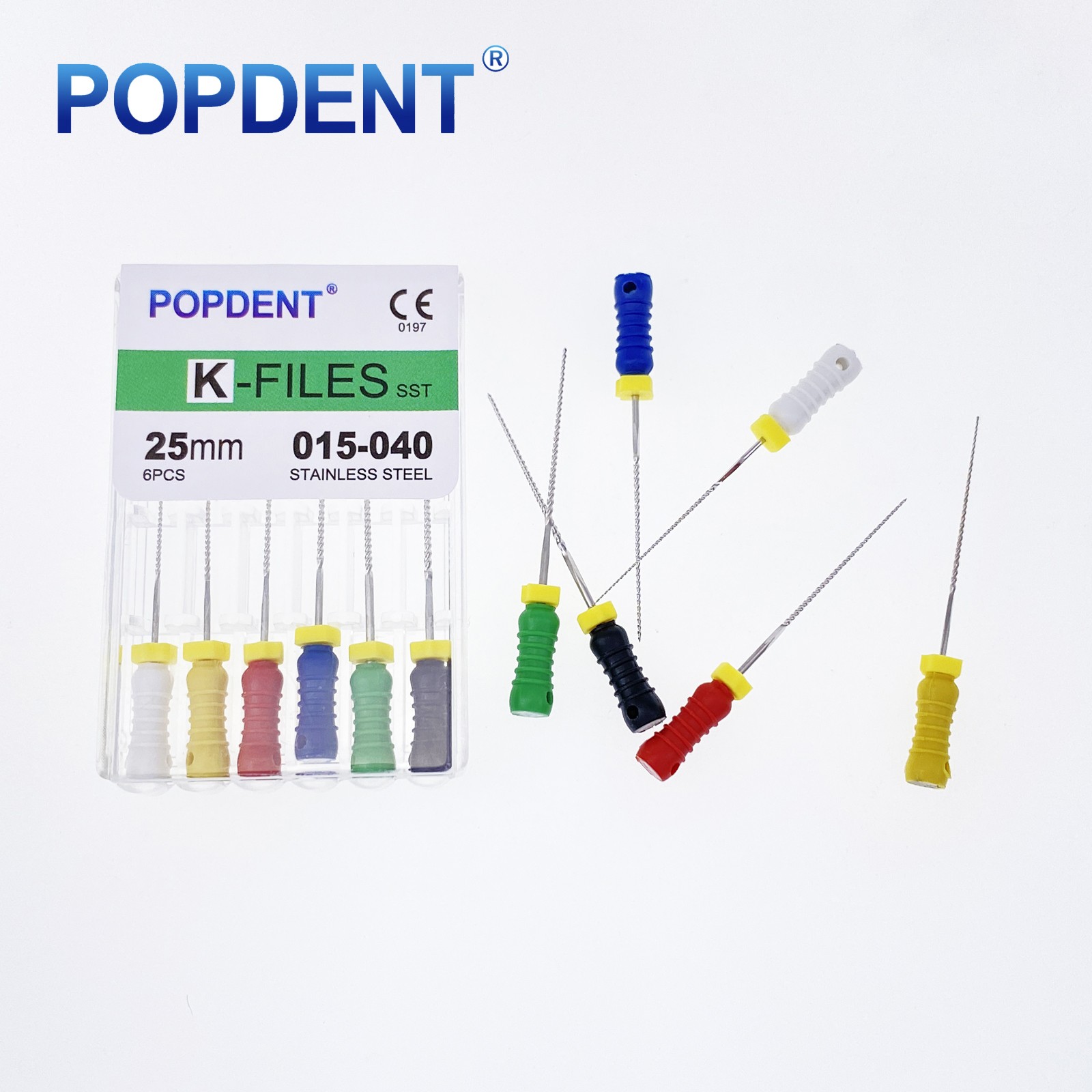 Dental Stainless Steel Endodontics H/K-Files 21/25/31mm Root Canal Hand Use File
