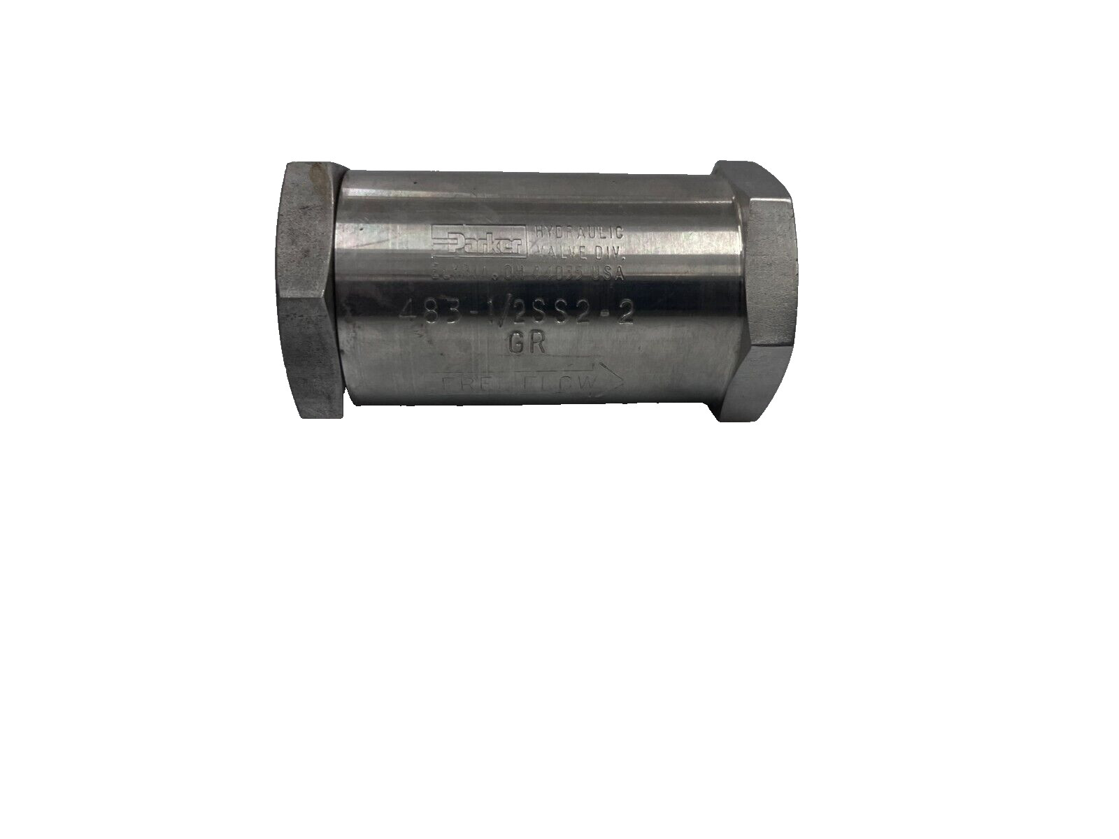 PARKER 483-1/2SS2-2 Hydraulic Check Valve 1/2″ NPT