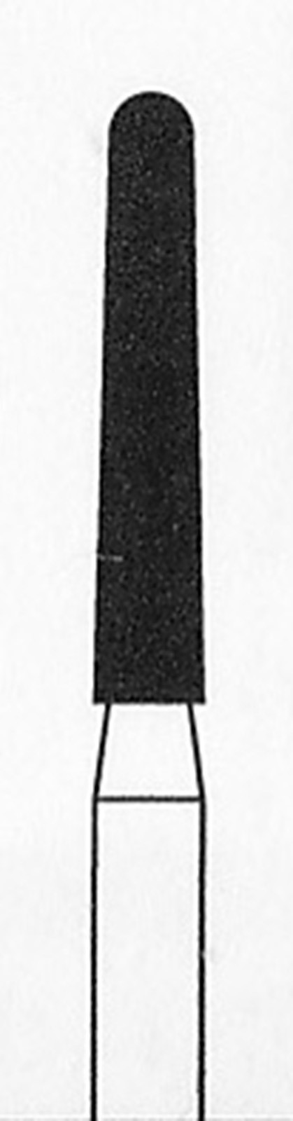 Premium Gold Plated Diamond-Round End Taper-G850/012F (GC4SF)-Fine (10 Burs)
