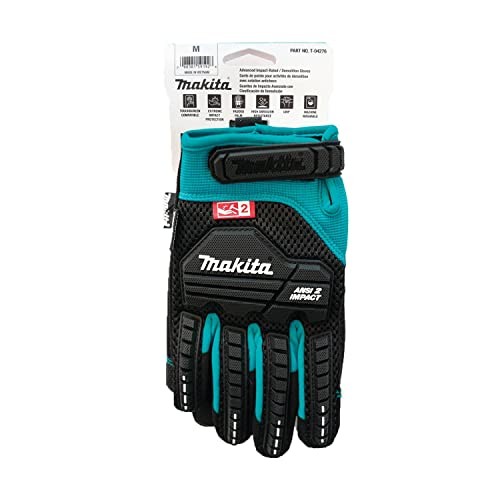 Makita Unisex Impact-rated T 04276 Advanced Demolition Gloves Medium