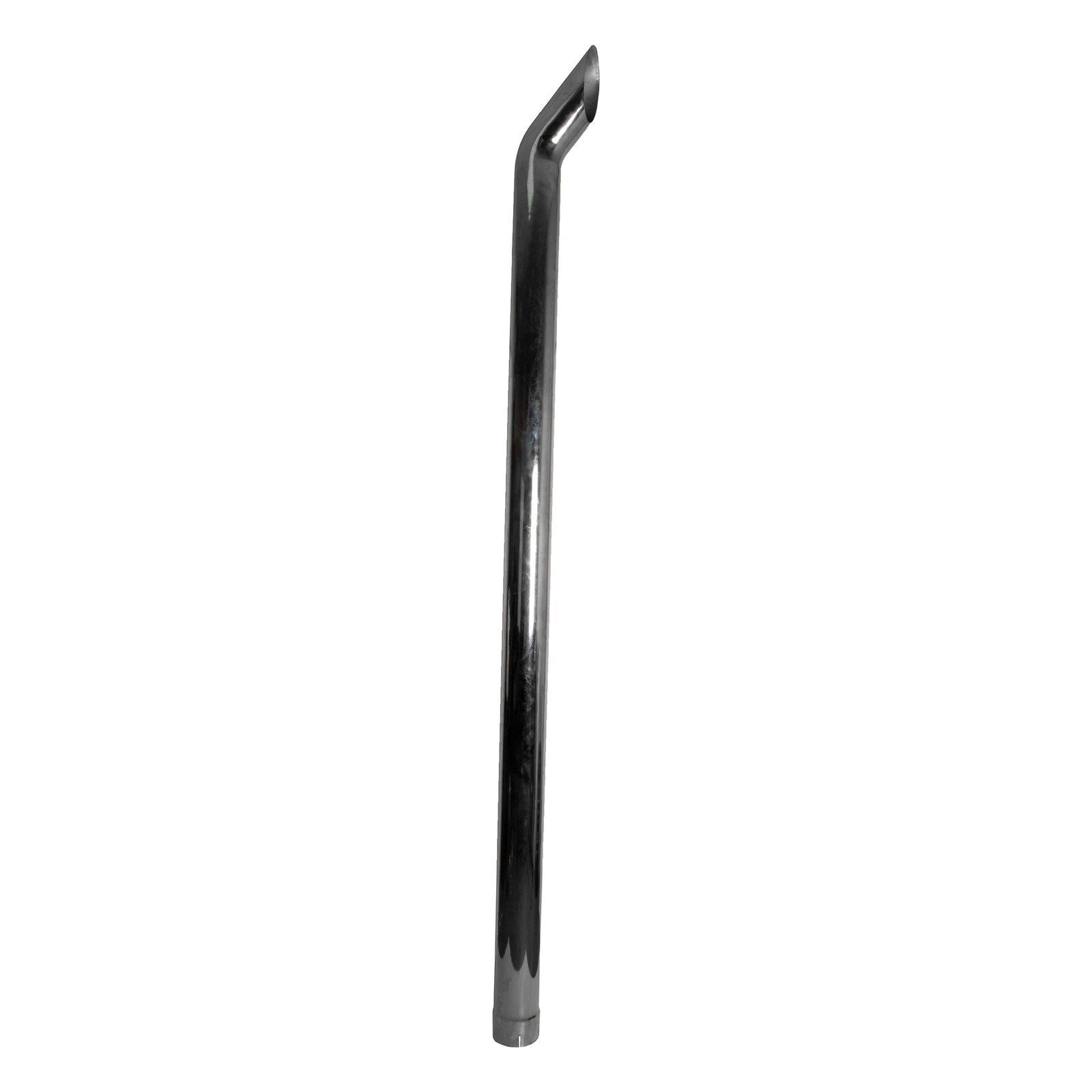 Exhaust Pipe Replacement for UNIVERSAL 5″ x 108″, Curved Chrome