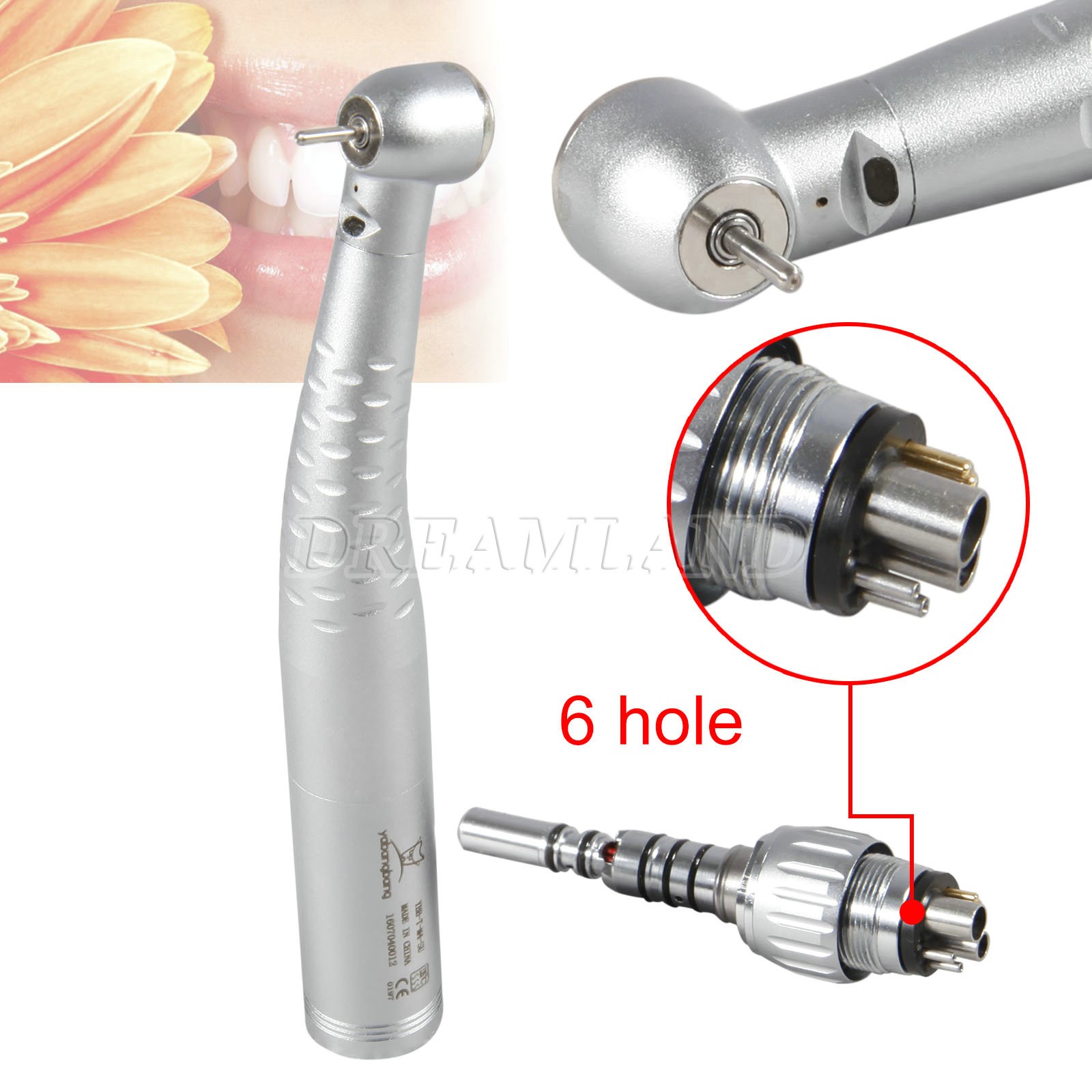 Dental Fiber Optic High Speed Turbine Handpiece w/ KAVO type Multiflex Coupler