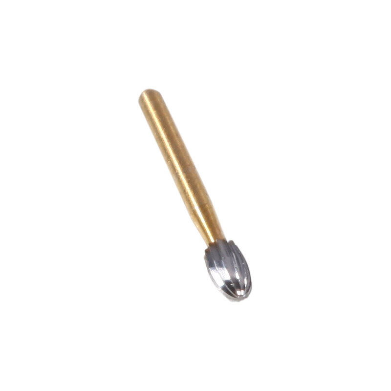 10 Pcs Dental Tungsten Carbide Burs Trimming & Finishing 7408 19mm Egg shape st