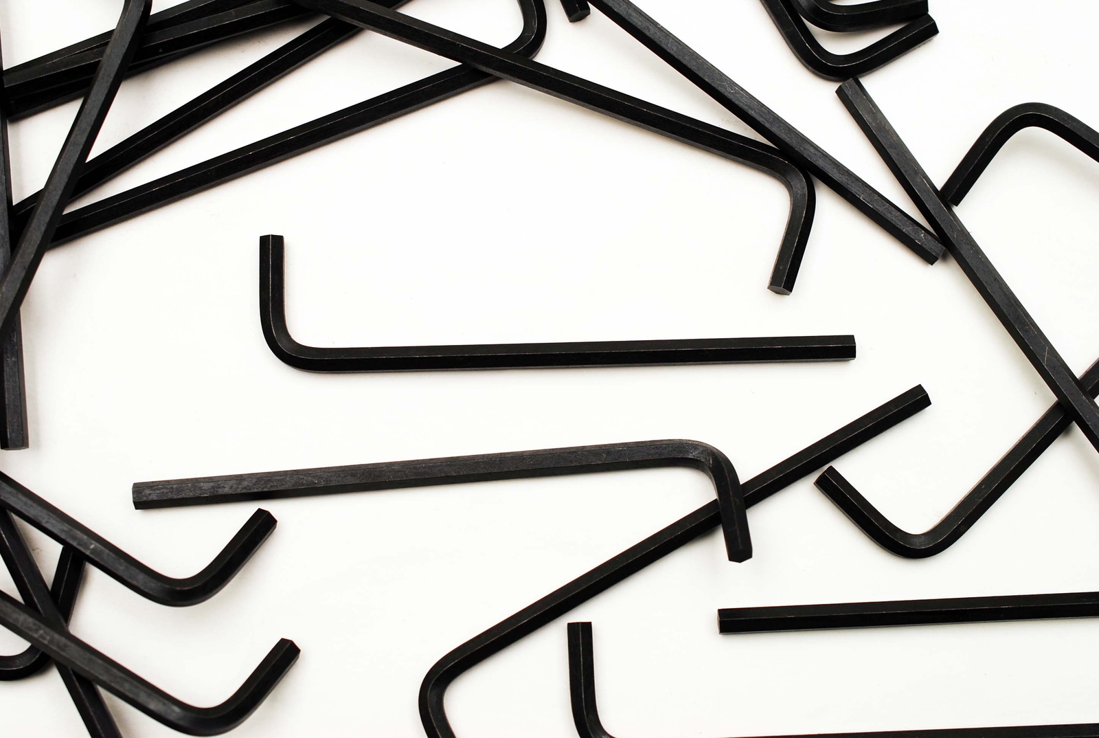 (50) Long Arm 3/16 x 4-1/2 Hex Key SAE Inch Allen Wrench Alloy Steel Black 3/16″