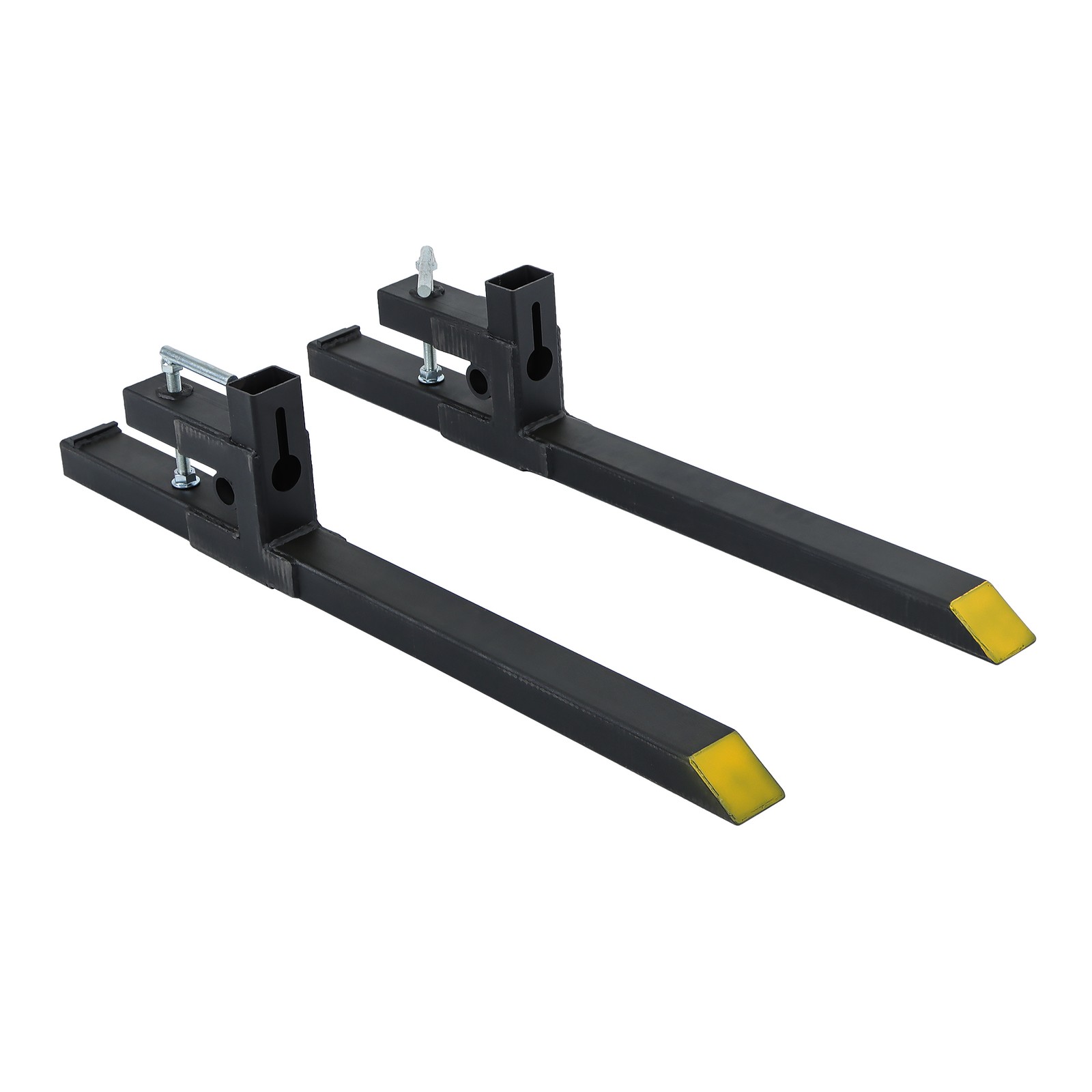 43″ Clamp on Pallet Forks 2000lbs Heavy Duty Quick Attach Bucket Fork