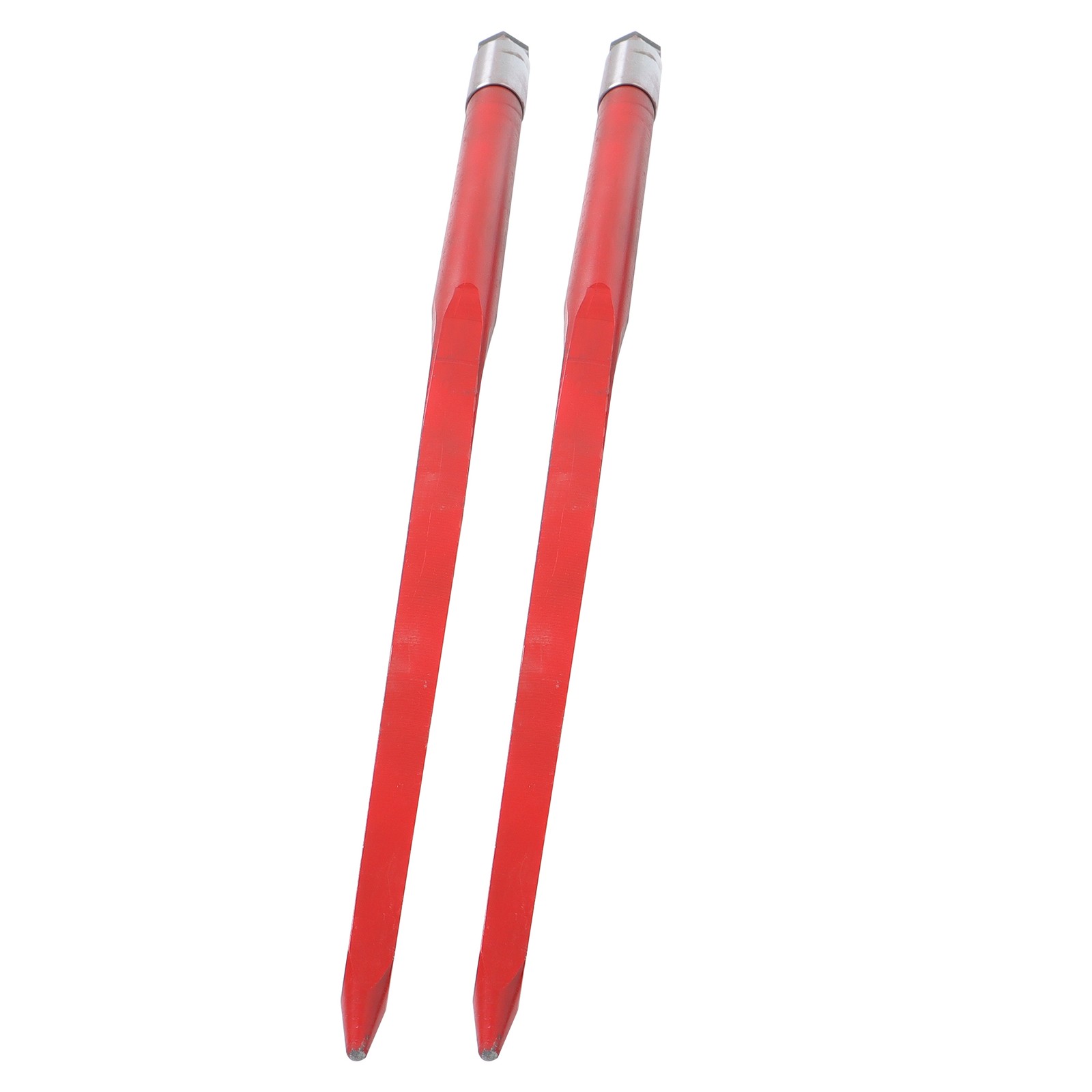 2Pcs Hay Bale Spear 49″ 4500 lbs Capacity Spike Fork for Tractors Loaders