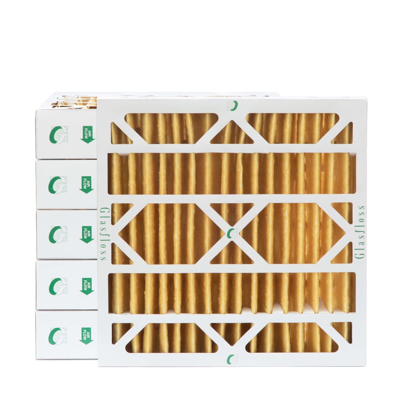 Glasfloss 20x20x4 MERV 11 AC Air Filters. 6 Pack. Depth: 3-3/4
