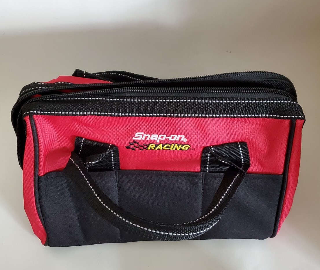 Snap On tool bag tote carry tools soft handle & many pockets 13″ wide TB30 NEW!!