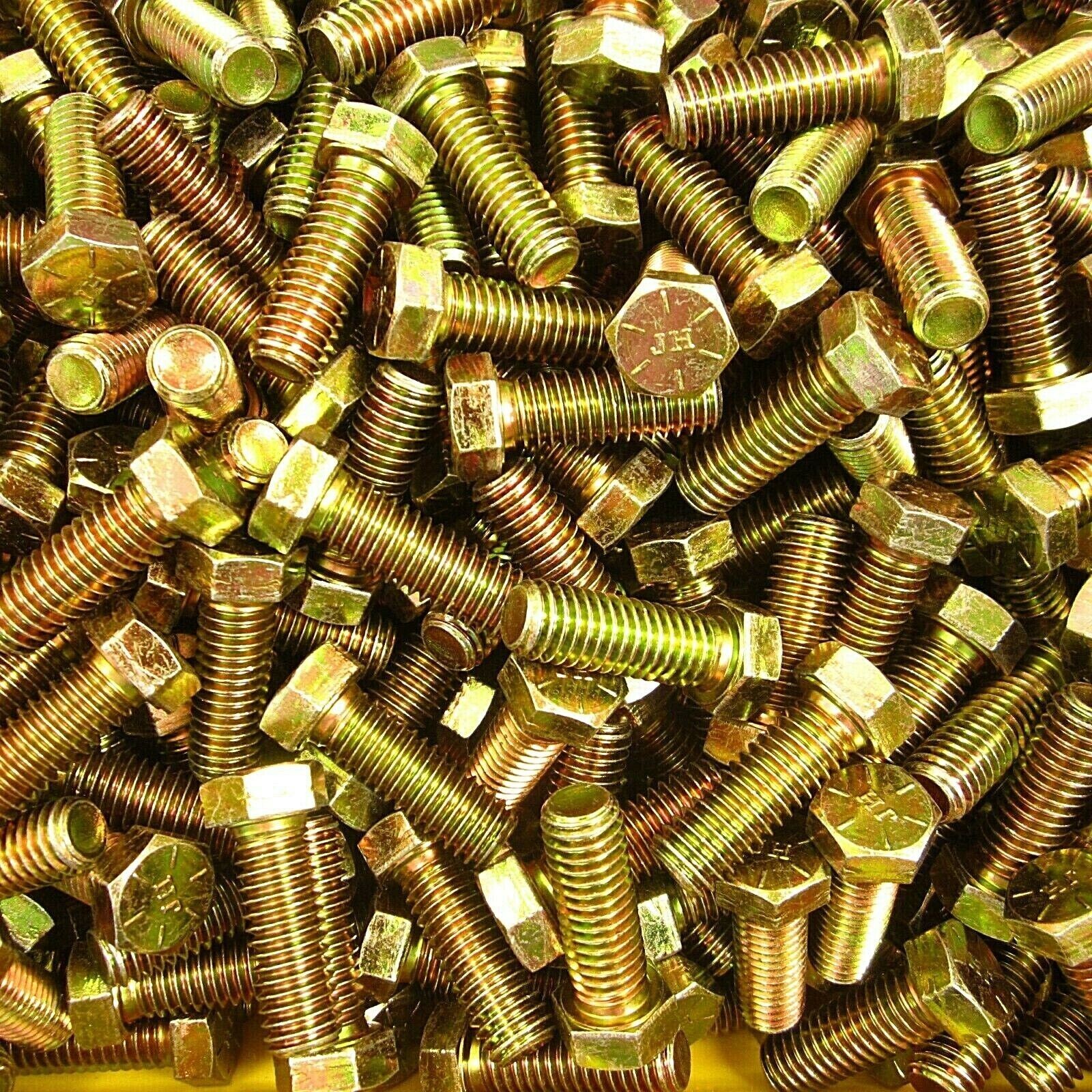 1 1/4 x 7/16″ 14 Grade 8 Hex Head Cap Screw Bolt (10 pcs)