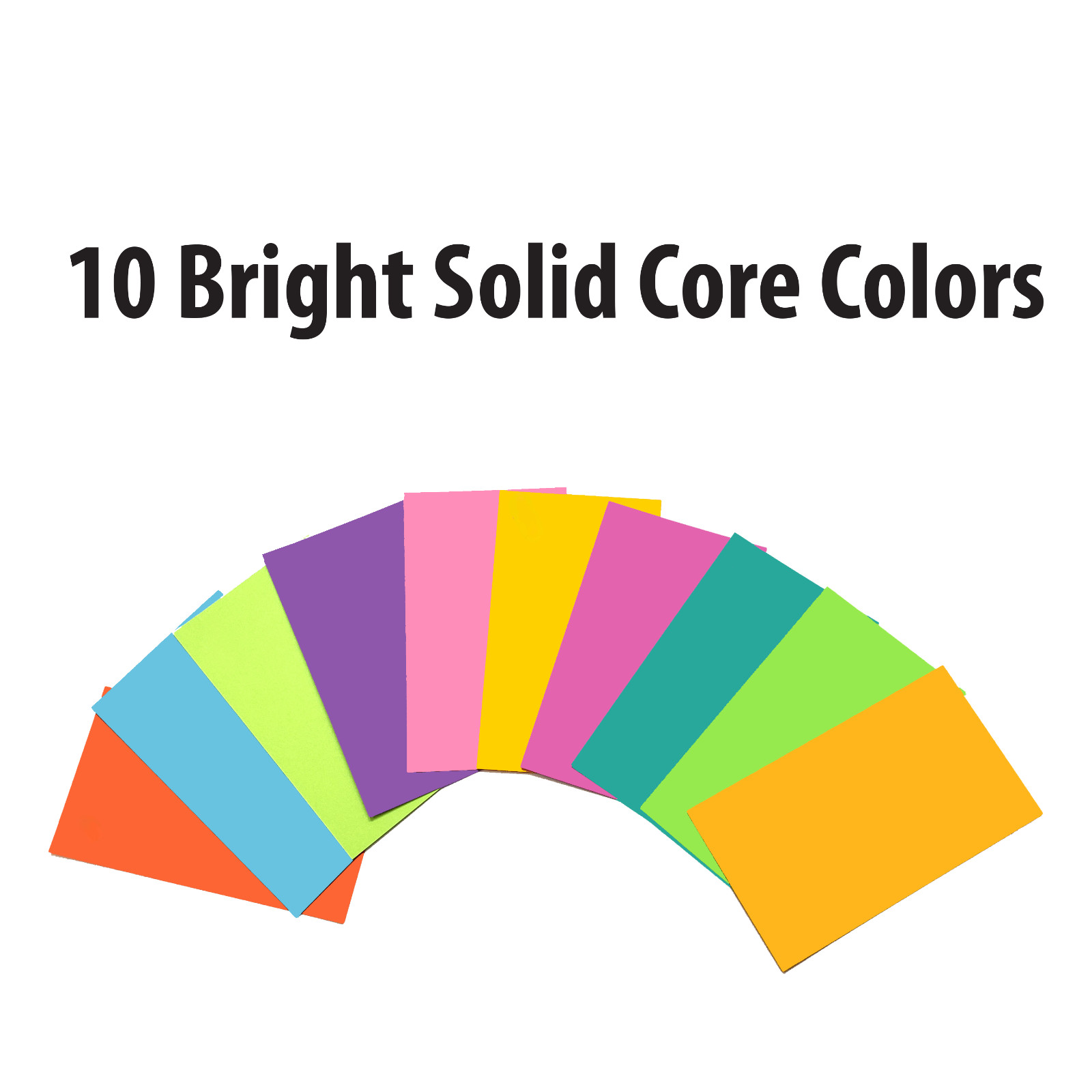 3.5″ x 2” Small Blank Bright Color Study Flash Cards – 450 Cards
