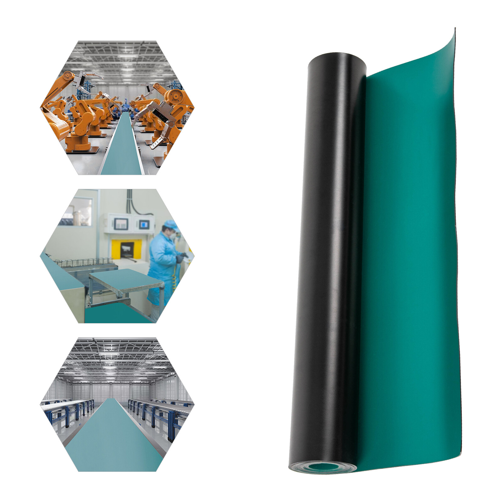 Large ESD Anti-static Mat 118″ X 23″ High-Temperature Anti-static Soldering Mat