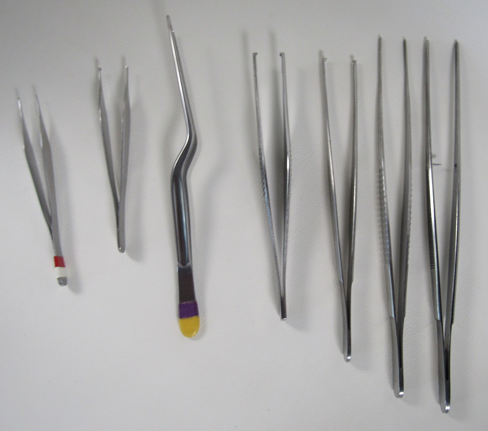 Sklar Adson Ferris-Smith Russian Tissue Straight Bayonet Tweezer Forcep Lot of 7