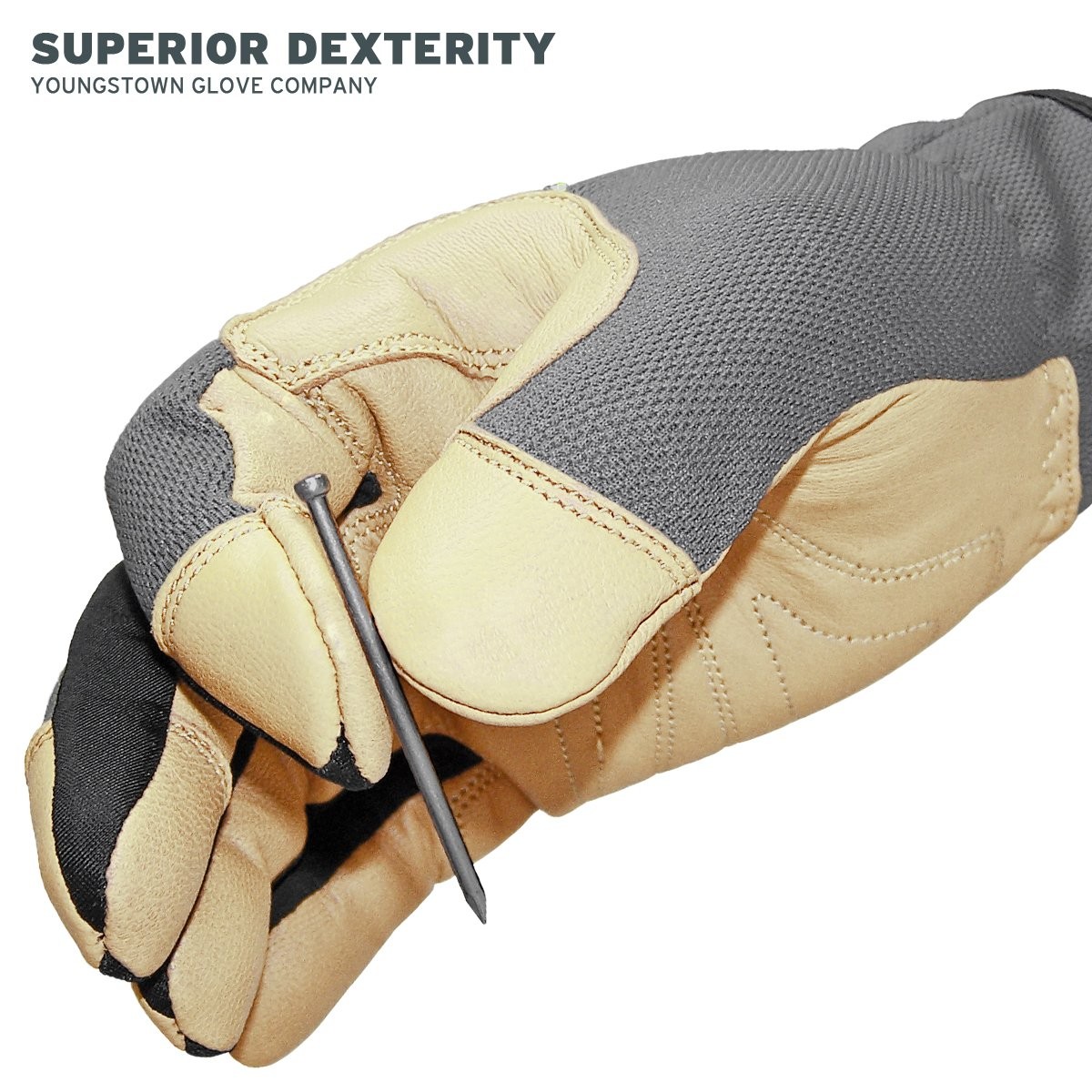 Youngstown Glove Company Youngstown Glove Hybrid Plus Leather Palm Heavy Duty