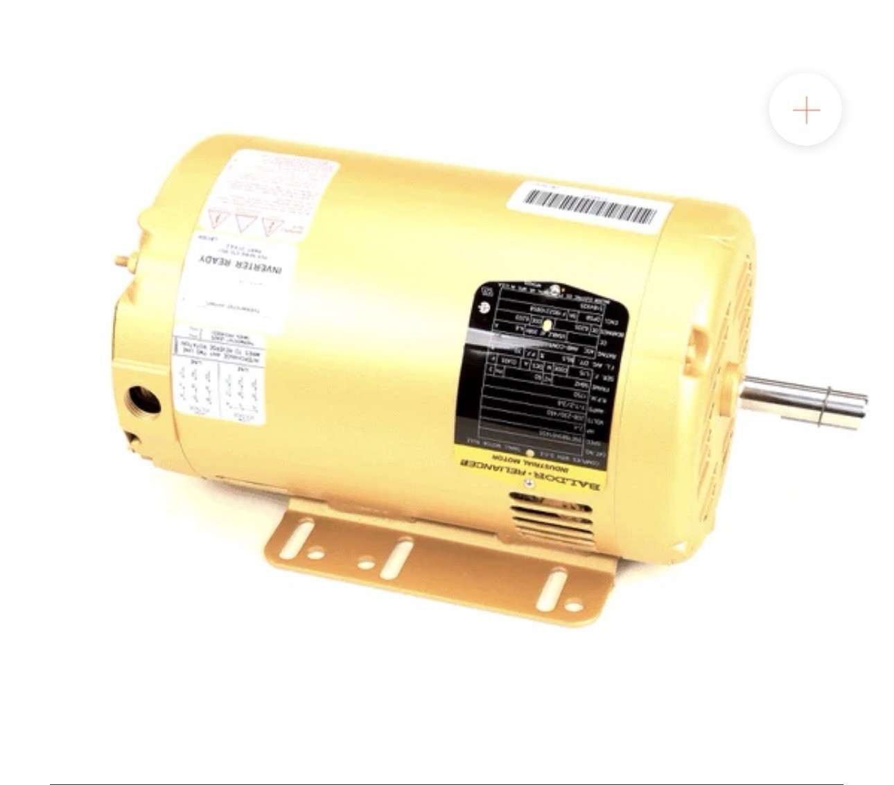 York S1-02439480000 Blower Motor 2.4HP 1750 RPM 208-460V 3 Phase