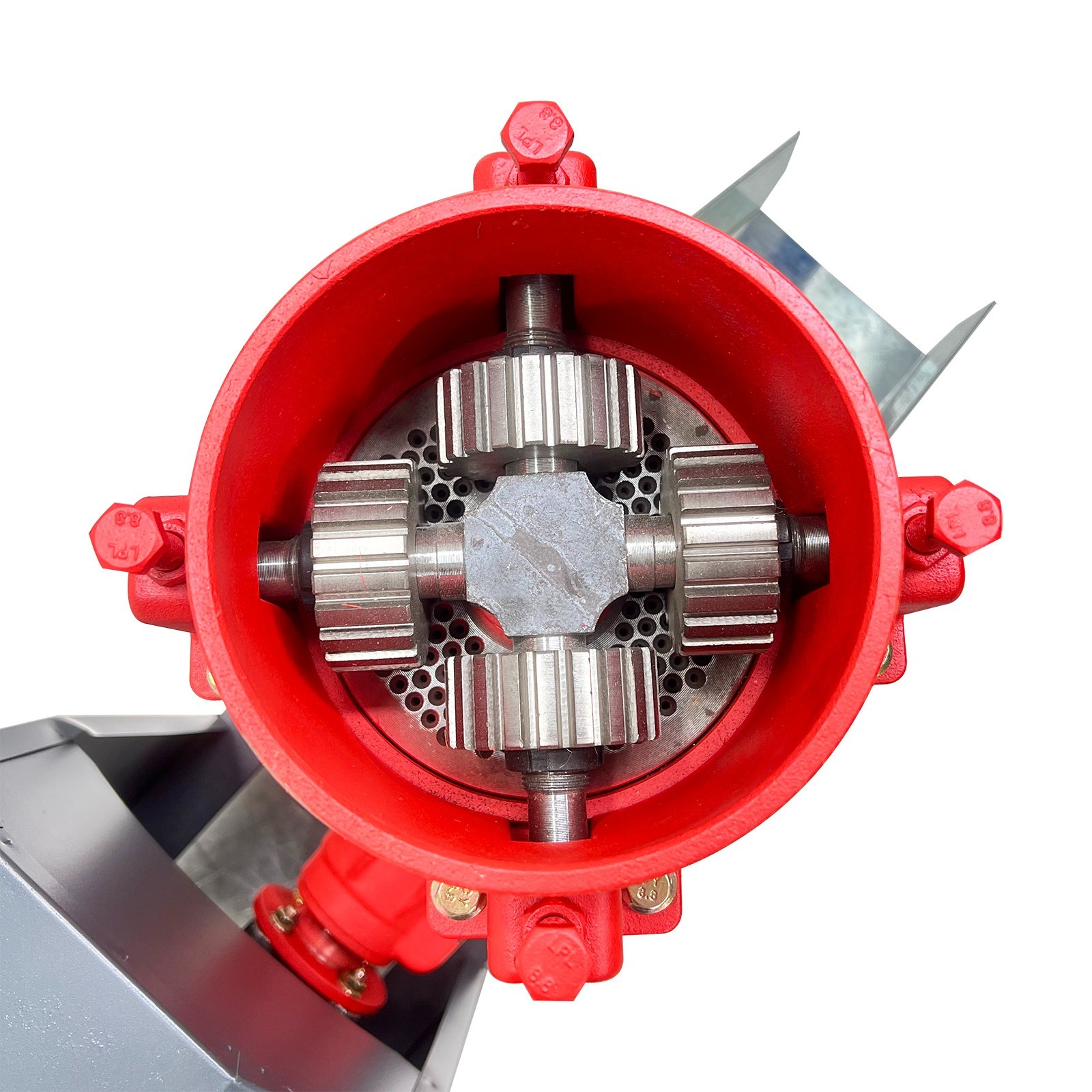 Feed Pellet Machine 3mm Feed Granulator Feed Pelletizer 4 Head Press Roller 220V