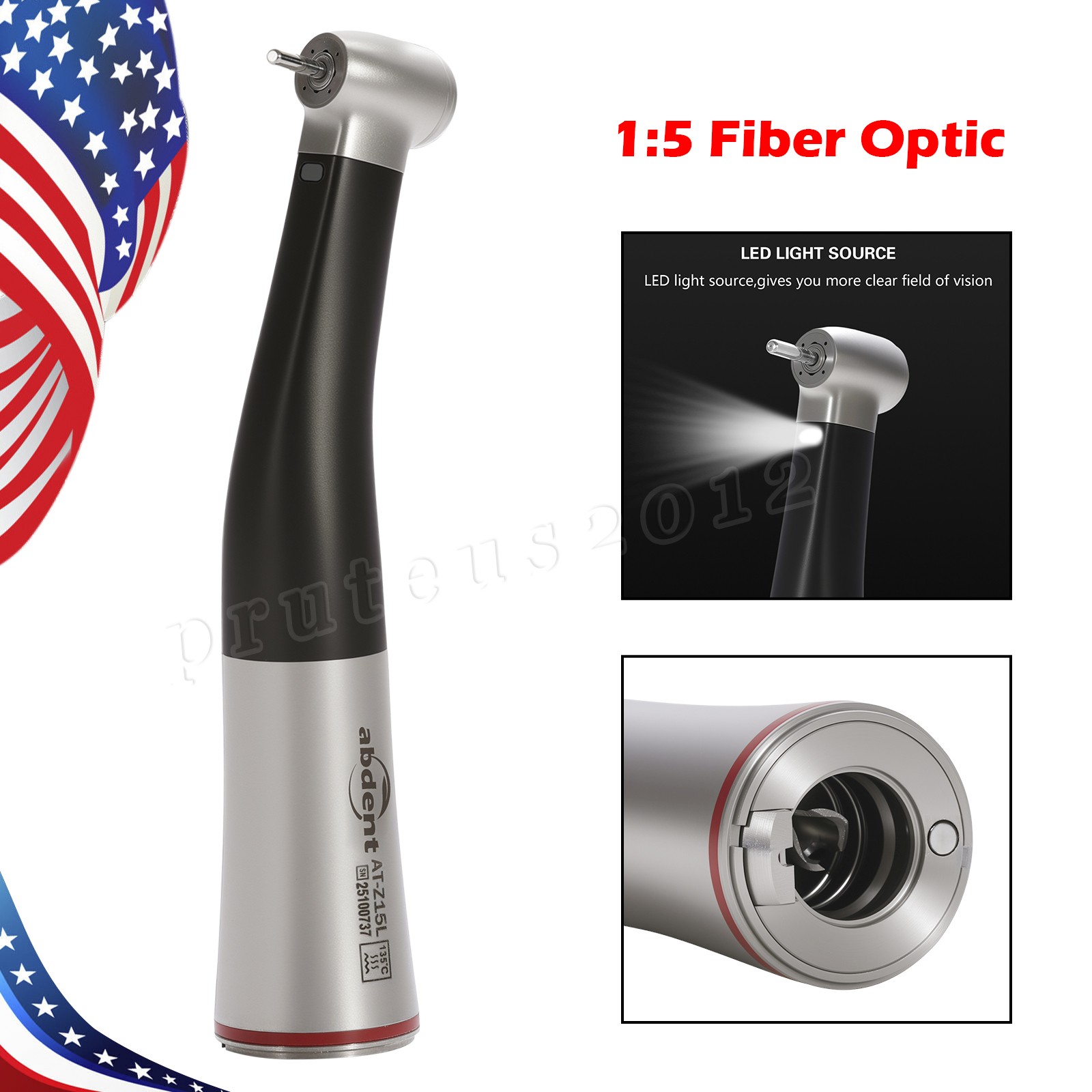 Abdent 1:5 Electric Dental Handpiece Black