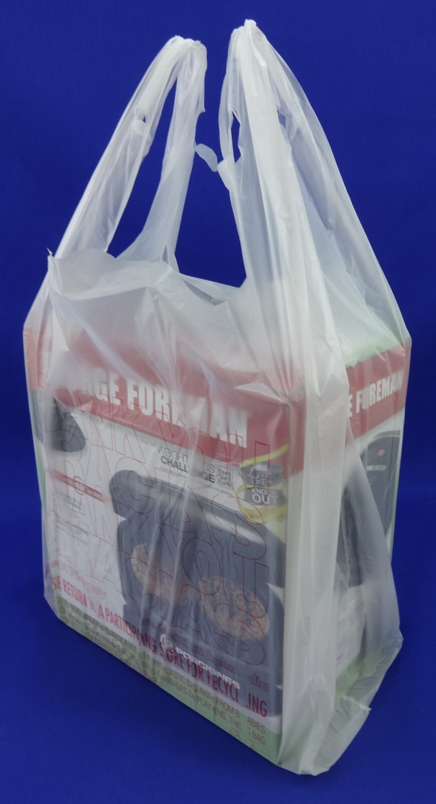 T-Shirt THANK YOU GRACIAS Carry-Out 11.5″ x 6.5″ x 22″ Plastic Bags Carry