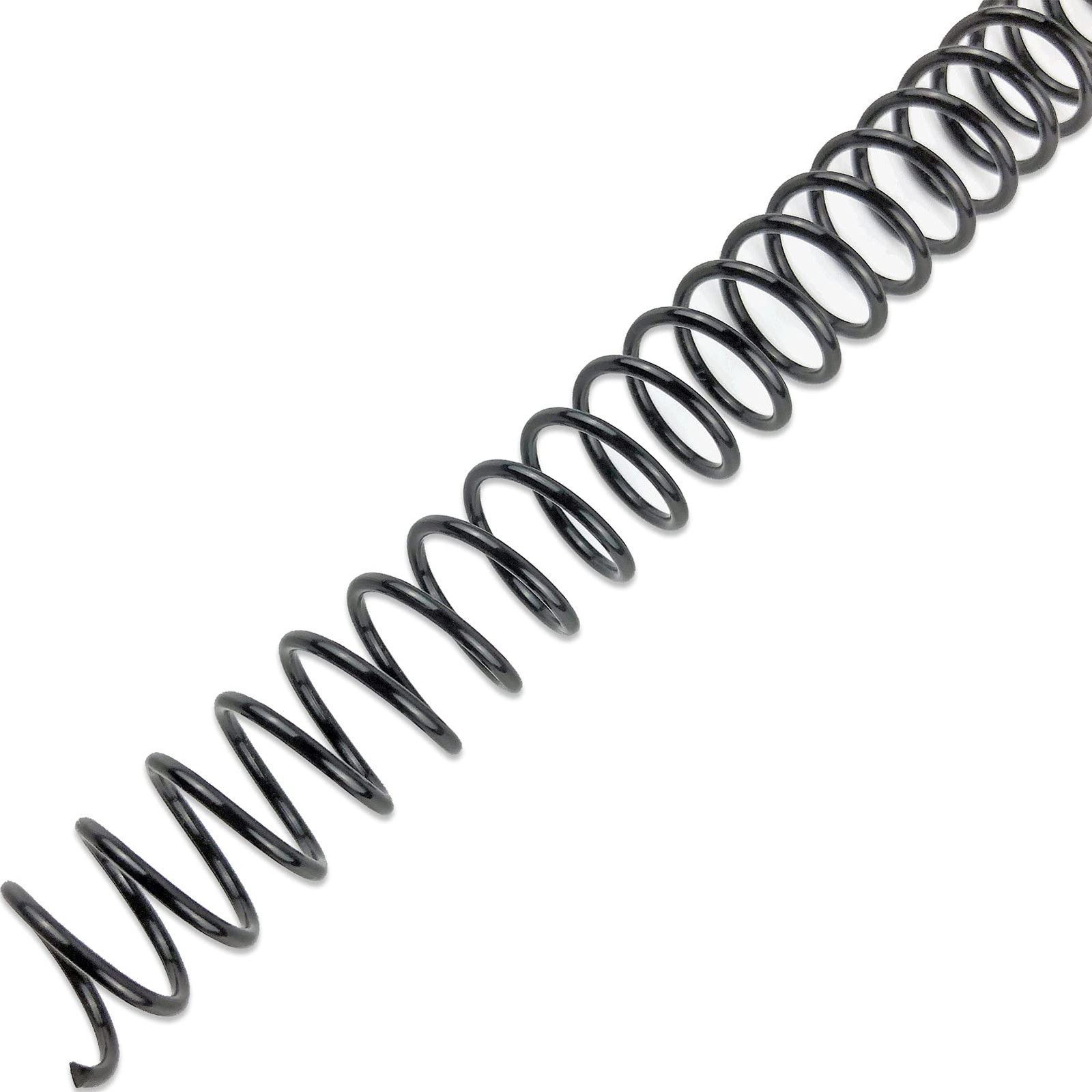 100 Pack Plastic Spiral Binding Coils, 12mm(1/2″),90 Sheet Capacity,4:1 Pitch…