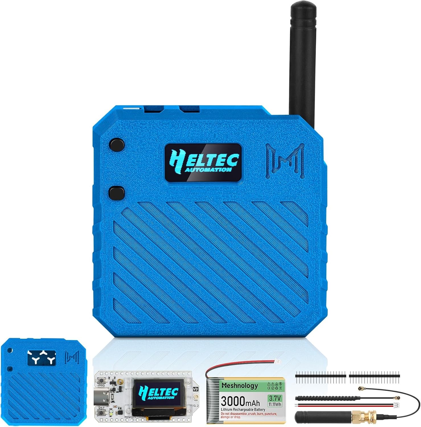 Meshtastic ESP32 LoRa V3 Bluetooth Wifi Board+Battery+ 915MHz Antenna + N33 Case