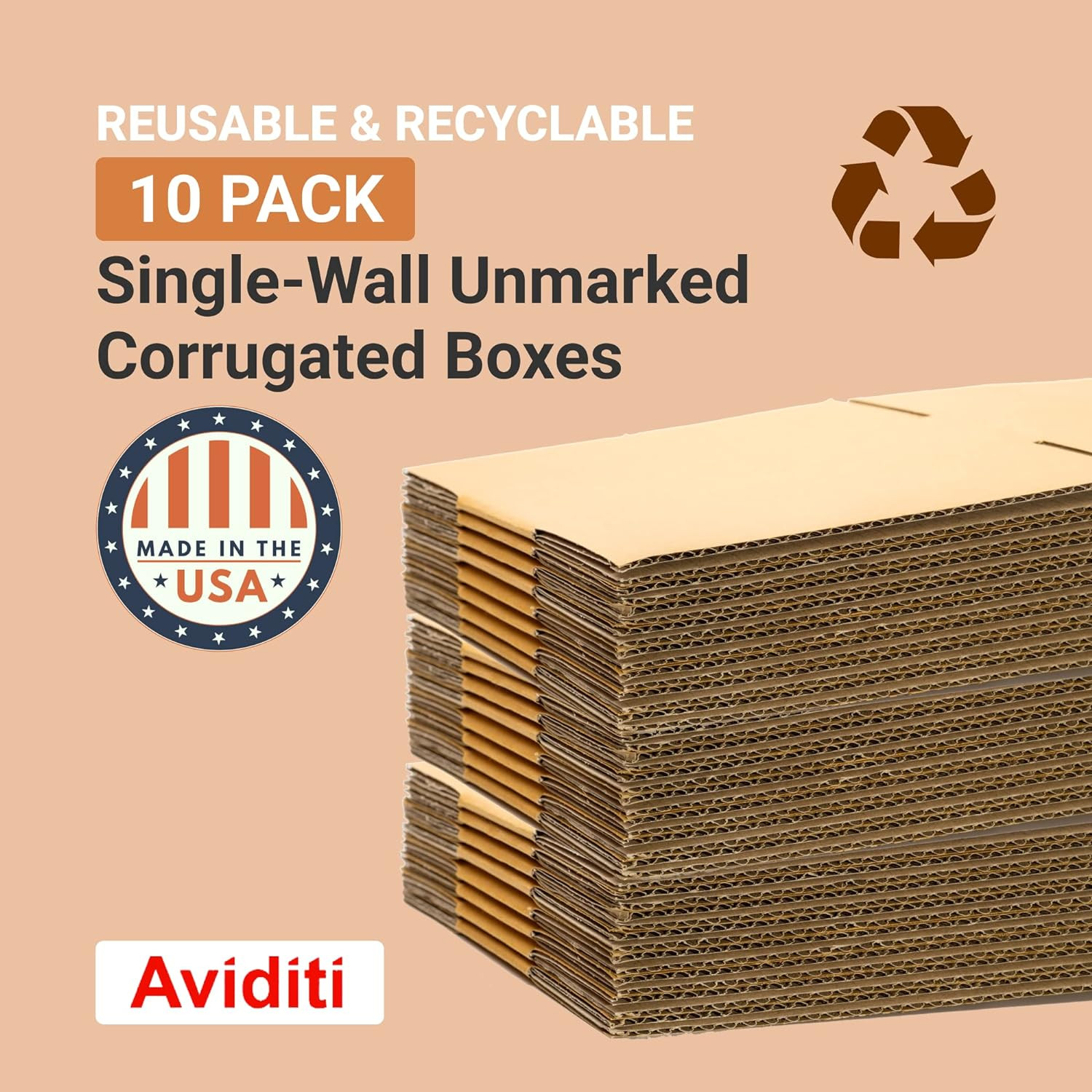 Shipping Side Loading Boxes Large, 30″L X 5″W X 24″H 10-Pack | Corrugated Cardbo