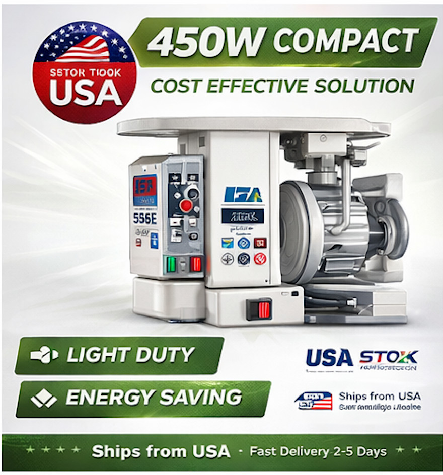 110V Servo Motor Industrial Sewing Machine Silent Energy Saving 450W-750W
