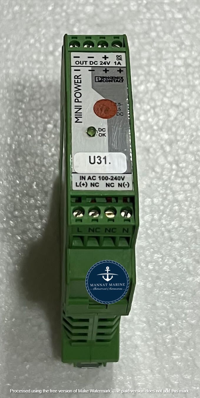 Phoenix Contact Mini-ps-100-240ac/24dc/1 Power Supply Unit 100-240V
