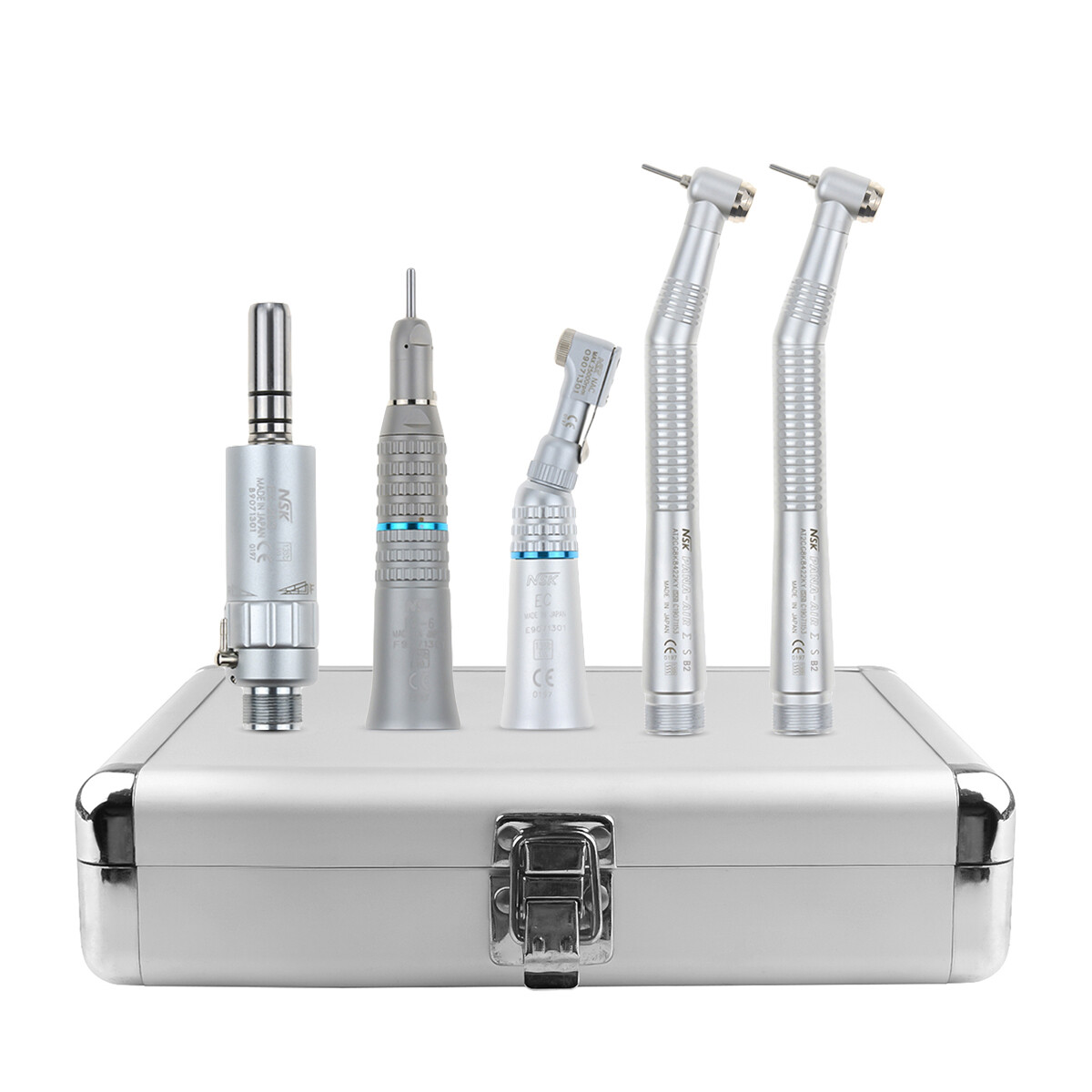 Dental Push Button High Speed & Low Speed Handpiece Nsk Type 2H Aluminum Case