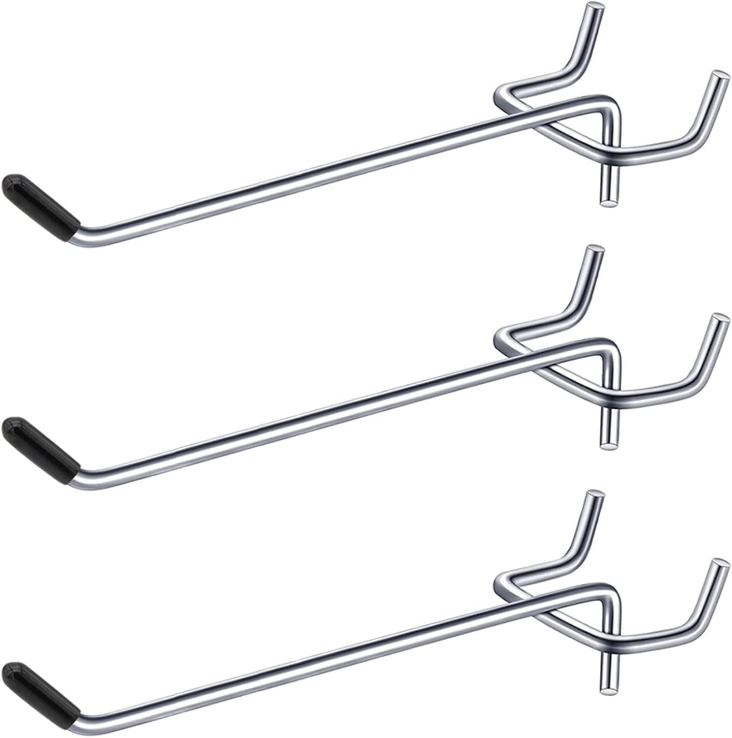 6 Inch 20 Pack Pegboard Hooks Sturdy Shelving Fit 1Mm/0.04Inch Thick Peg Board f