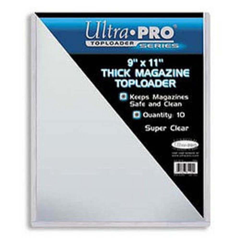 Ultra Pro 9″ X 11-1/4″ Thick Magazine Toploader 10ct x 11-1/4″, Clear