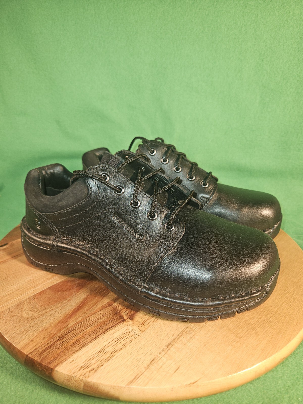 Red Wing 2323 Women’s Sz 5 D Black No Slip Safety Toe SD Lace Up Work Shoes