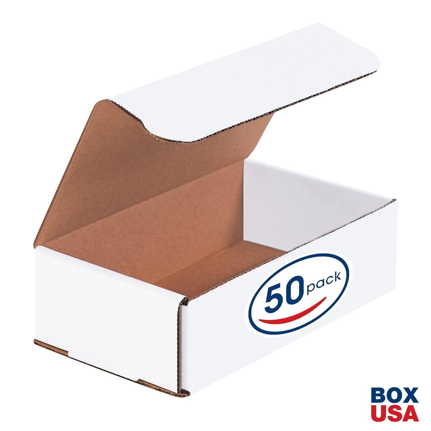 Lightweight 7″ x 4″ x 2″ Corrugated Mailers – Perfect for Safe Shipping 50-Pack