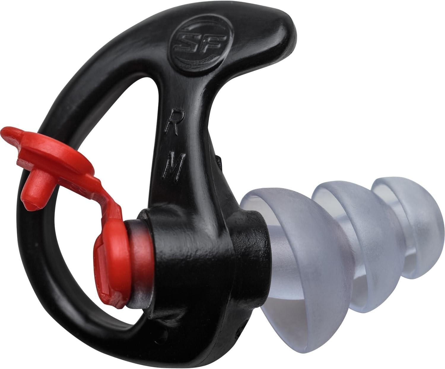 EP4 Sonic Defenders Plus: Triple-Flanged, Reusable Black Earplugs for Protection