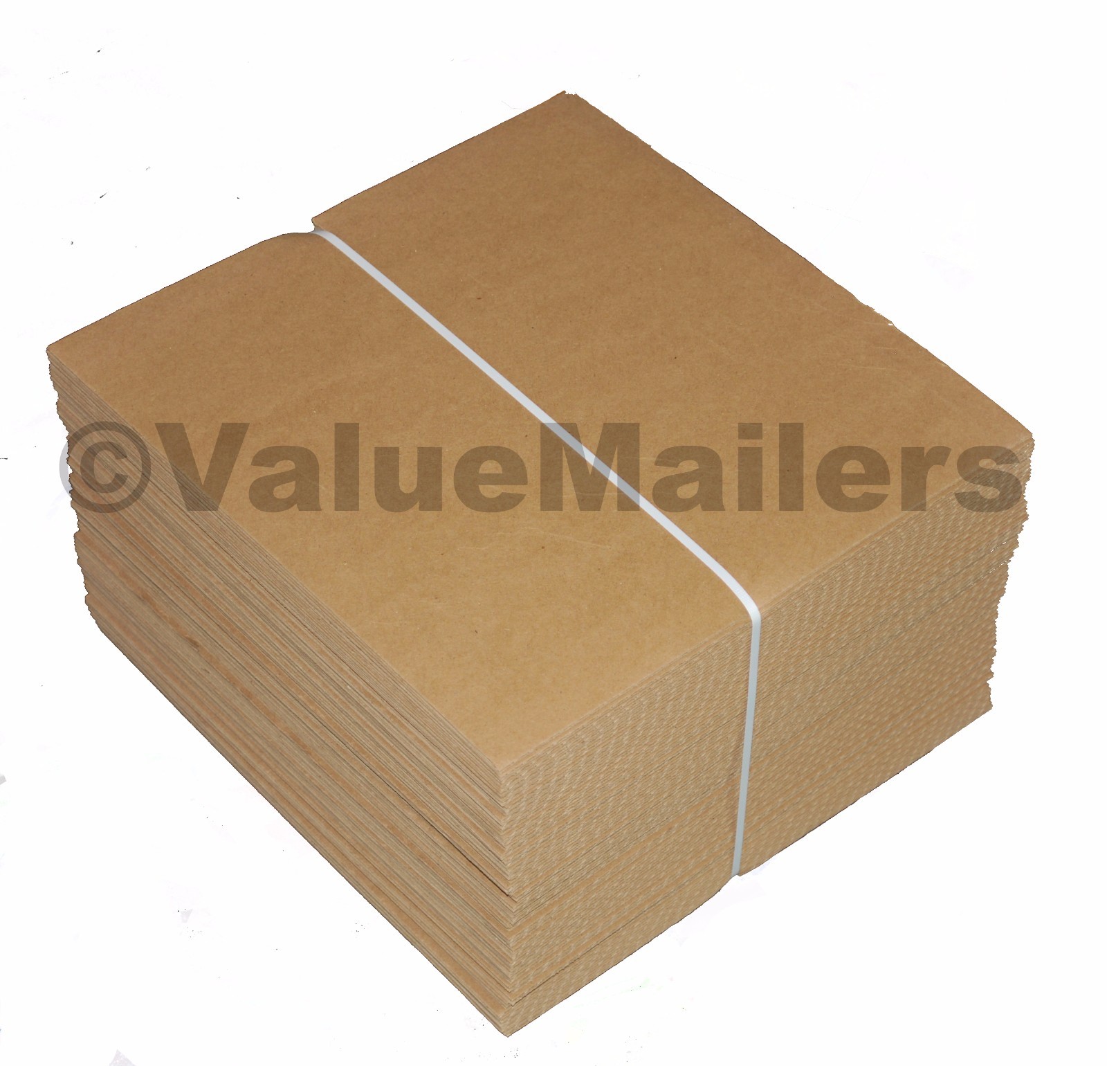50 – 7.5″ x 7.5″ Corrugated Filler insert Pads 45 RPM For 7″ Record Mailers